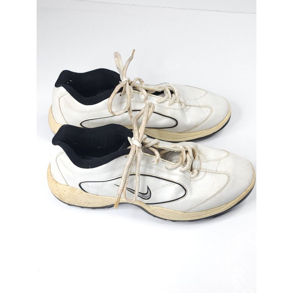 Mens Nike Golf Shoes White‎ Size 10 021202 LN2